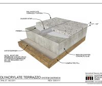 07.130.0311 Polyacrylate terrazzo - System overview